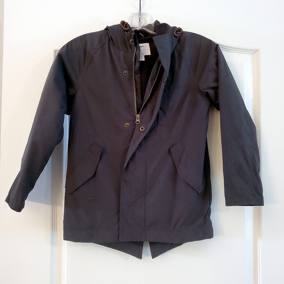 Old Navy Navy Blue Zip Button Hooded Jacket S - Picture 1 of 5